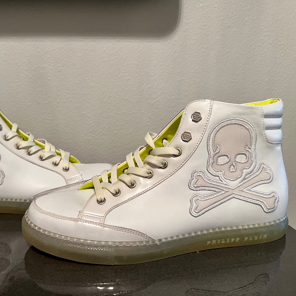 Philipp Plein white and neon color size 13